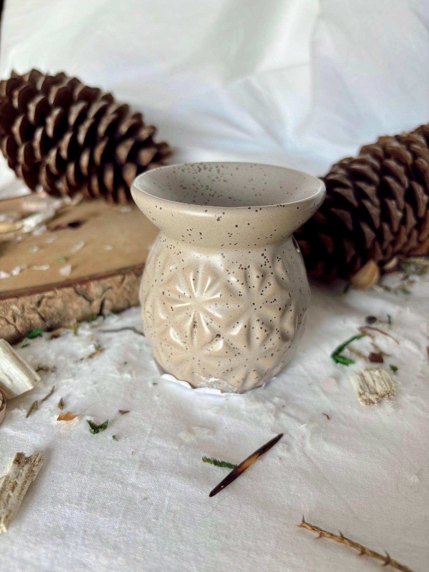 Quemador Rombos Beige